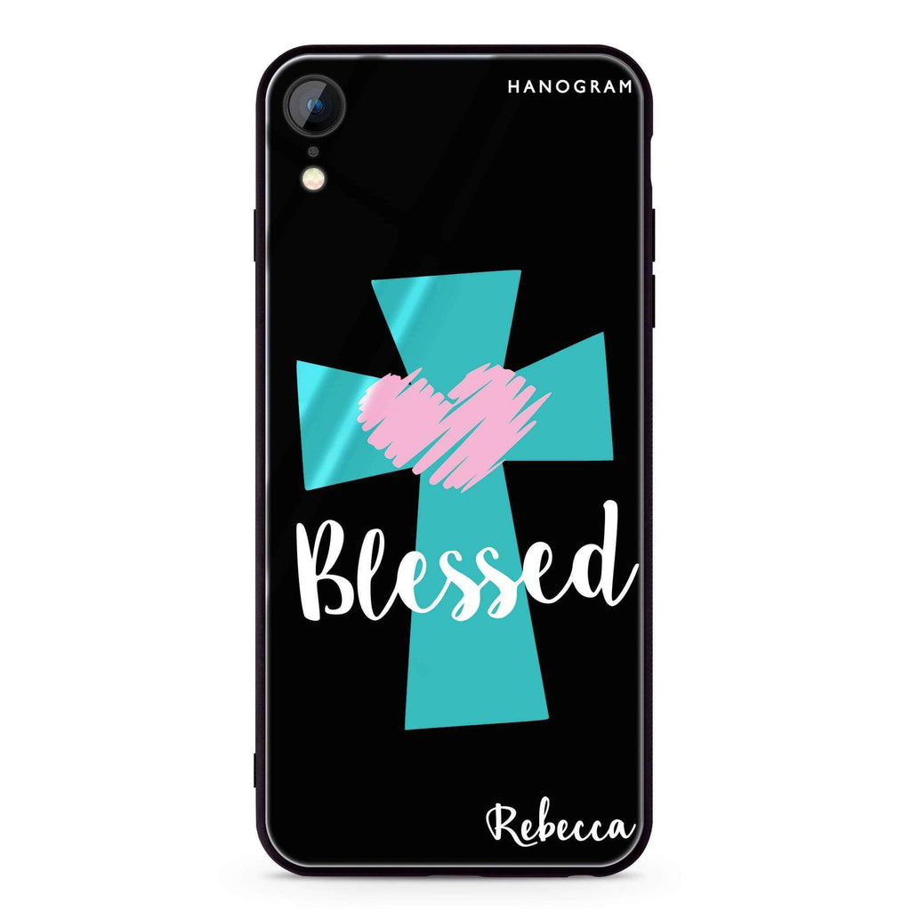 Blessed iPhone XR Glass Case