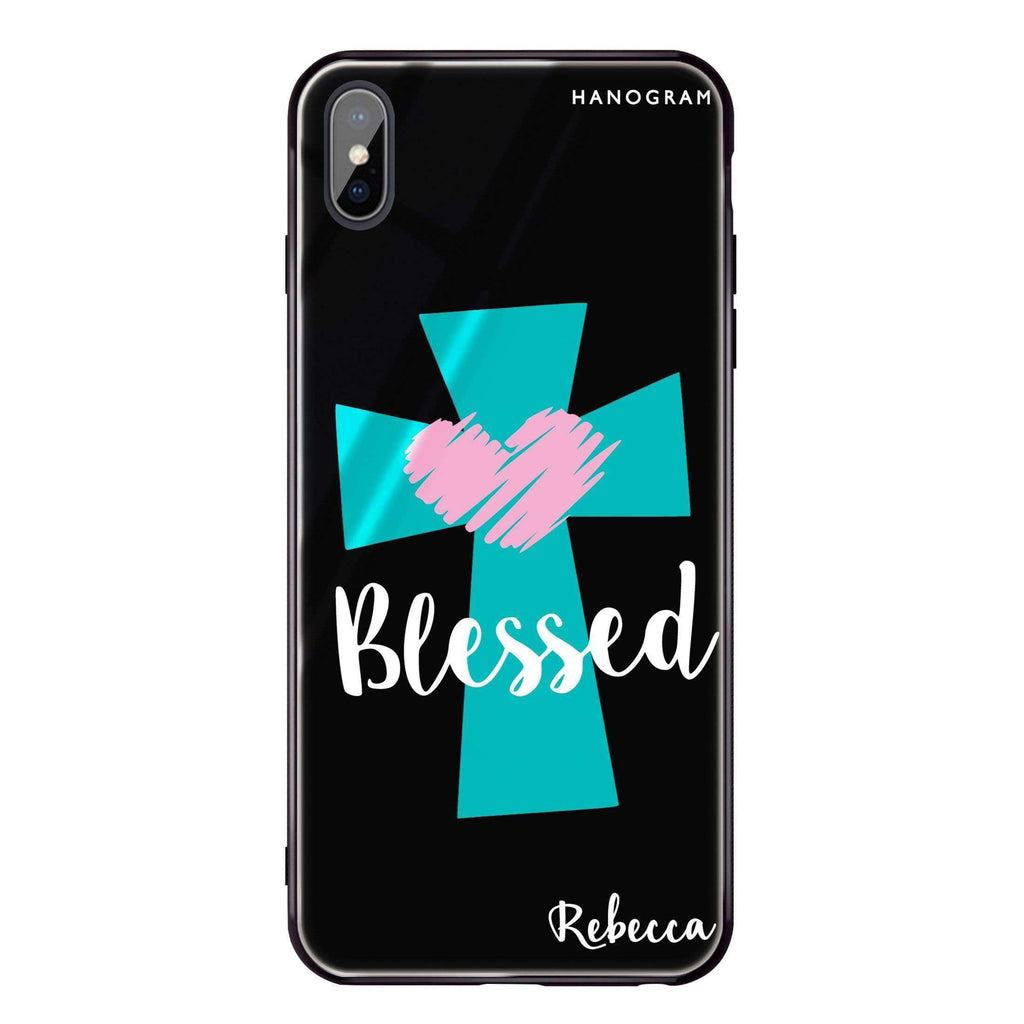 Blessed iPhone XS Max Glass Case