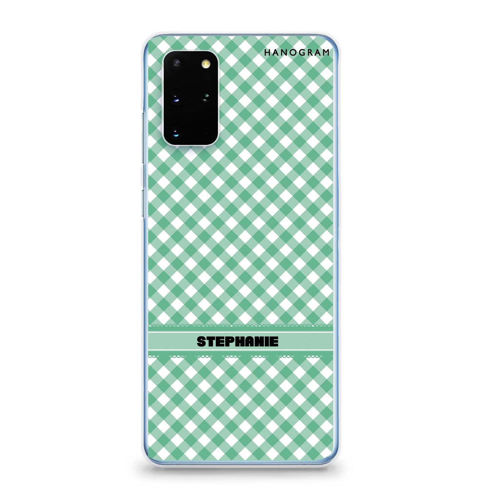 Lovely Green Samsung S20 Soft Clear Case