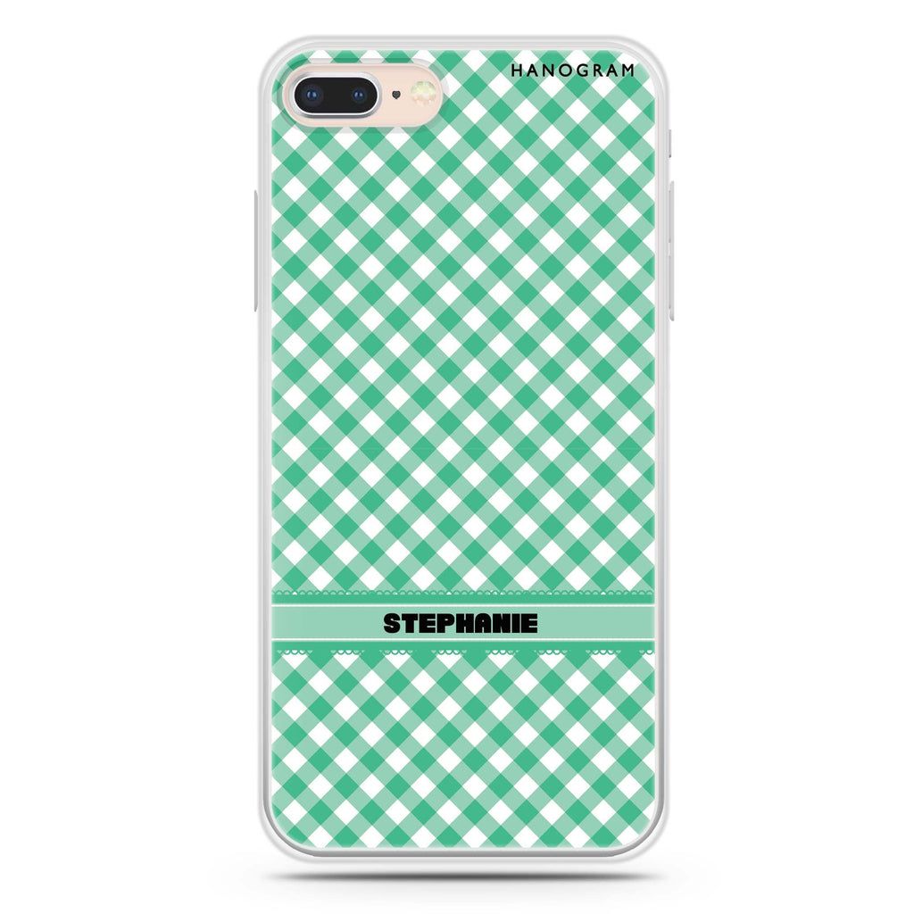 Lovely Green iPhone 8 Ultra Clear Case