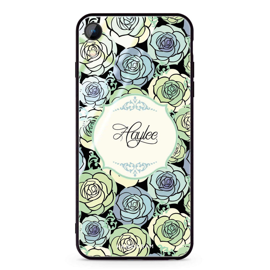 Art of Rose I iPhone XR Glass Case
