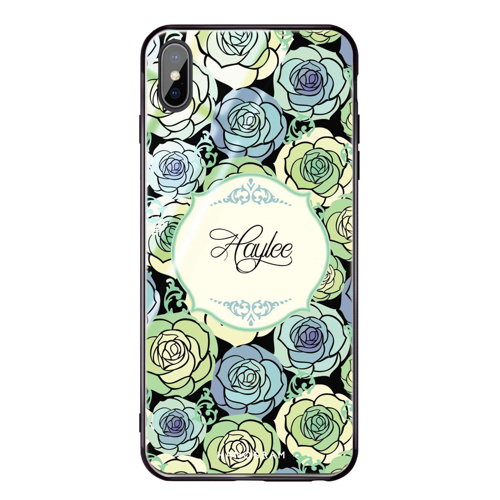 Art of Rose I iPhone X Glass Case