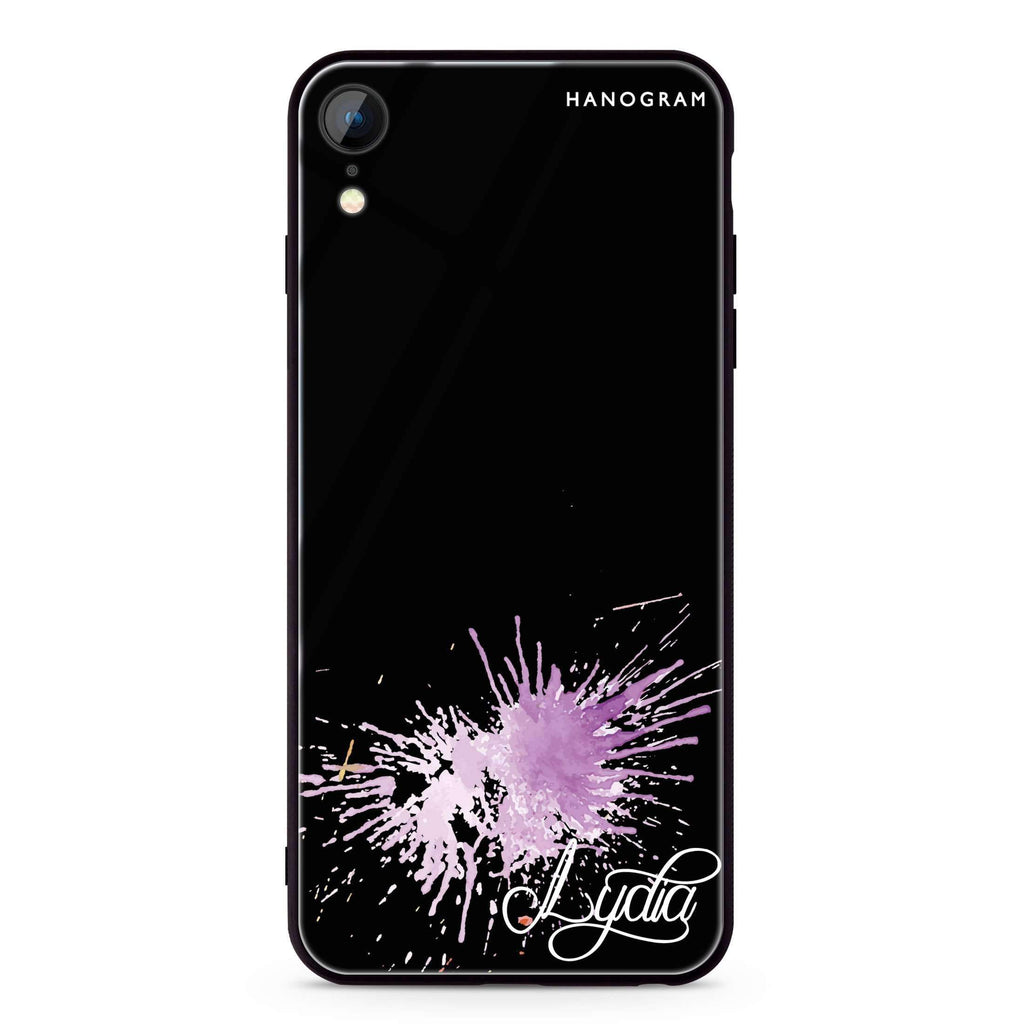 Paint Smash iPhone XR Glass Case