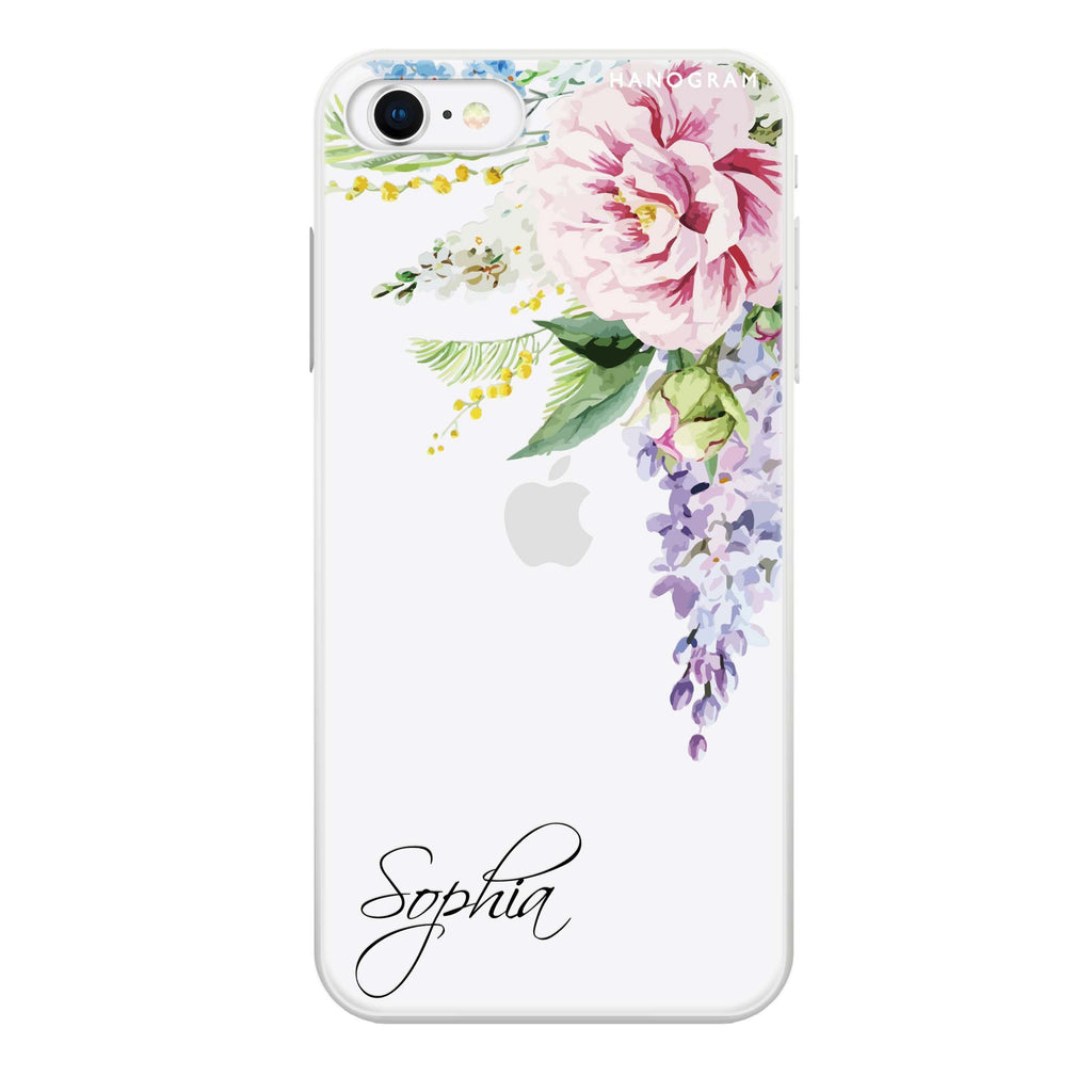 Simple Floral iPhone SE Ultra Clear Case