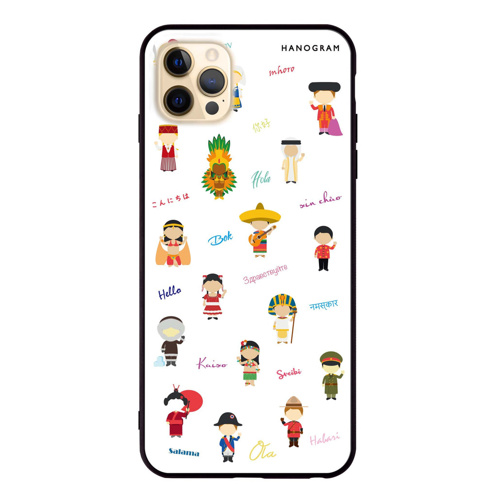 Culture People iPhone 12 Pro Max Glass Case