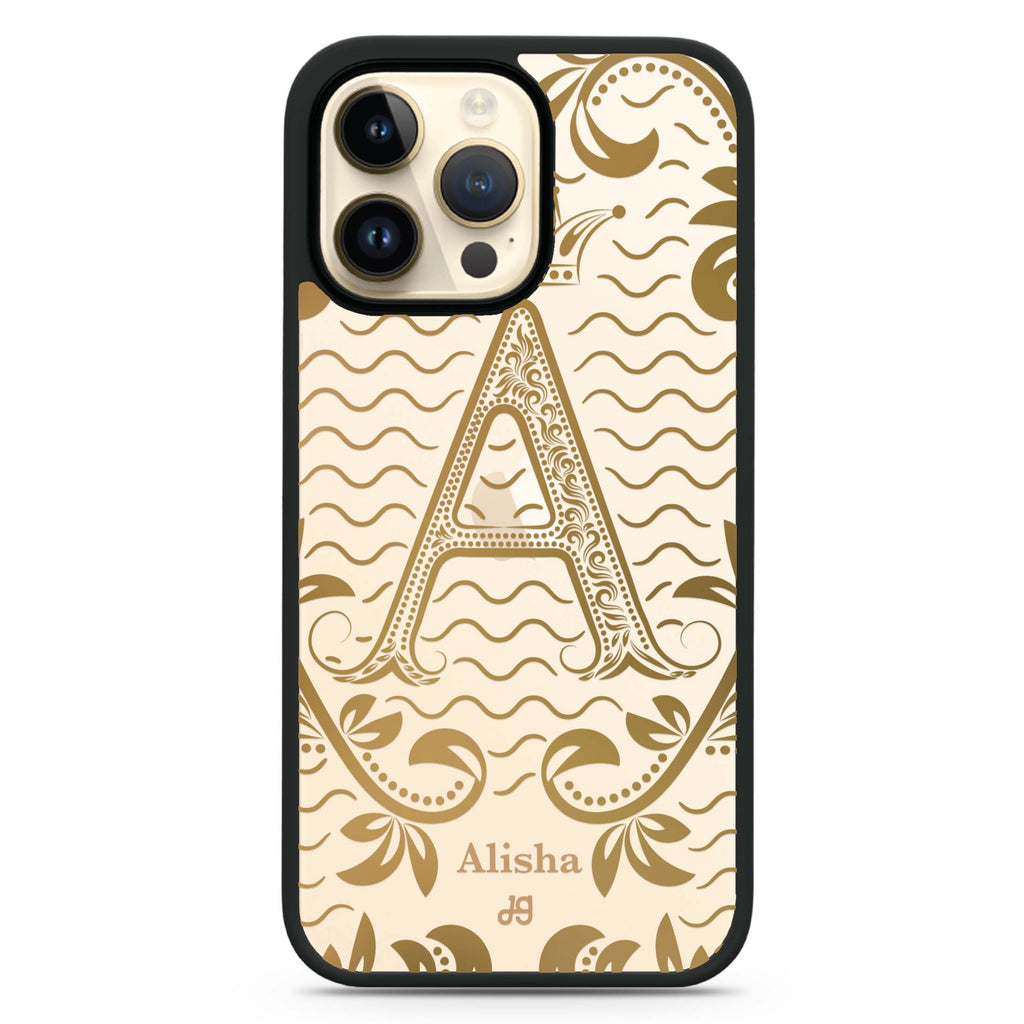 Royal Vintage Monogram Impact Guard Bumper Case