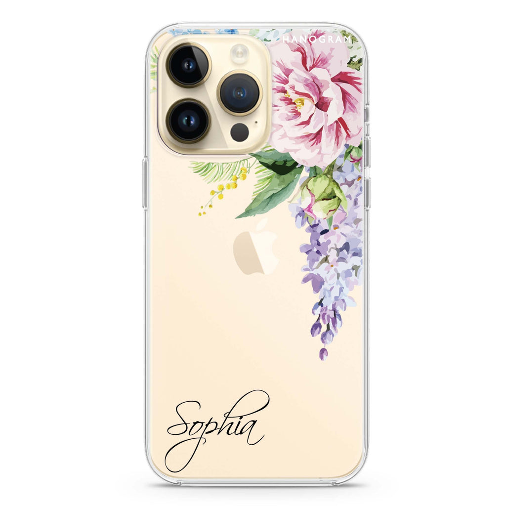 Tropical Floral II iPhone 14 Pro Ultra Clear Case
