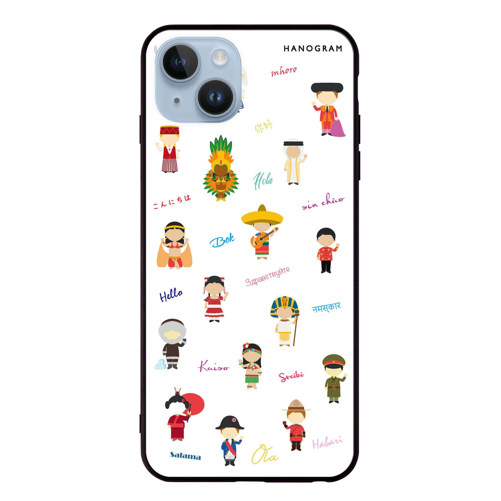 Culture People iPhone 14 Plus Glass Case