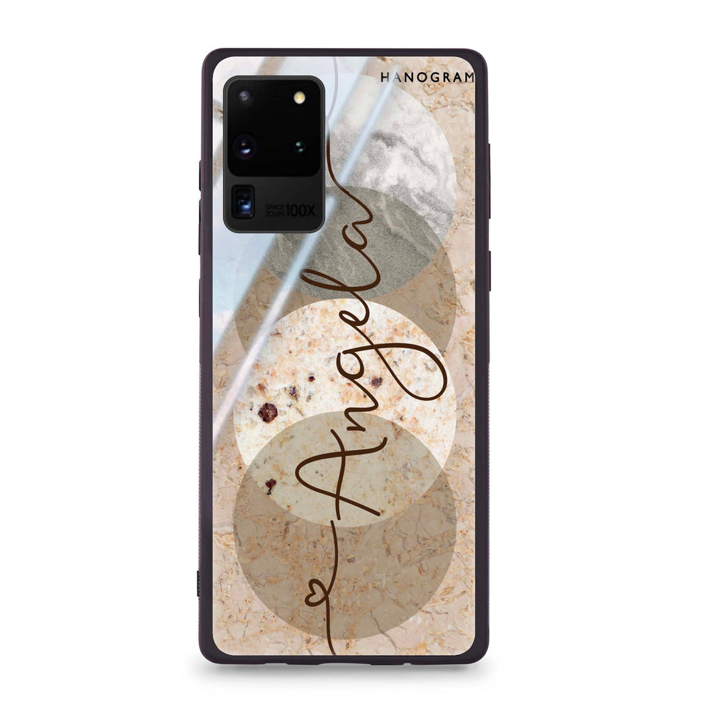 Artistic Marble I Samsung Glass Case