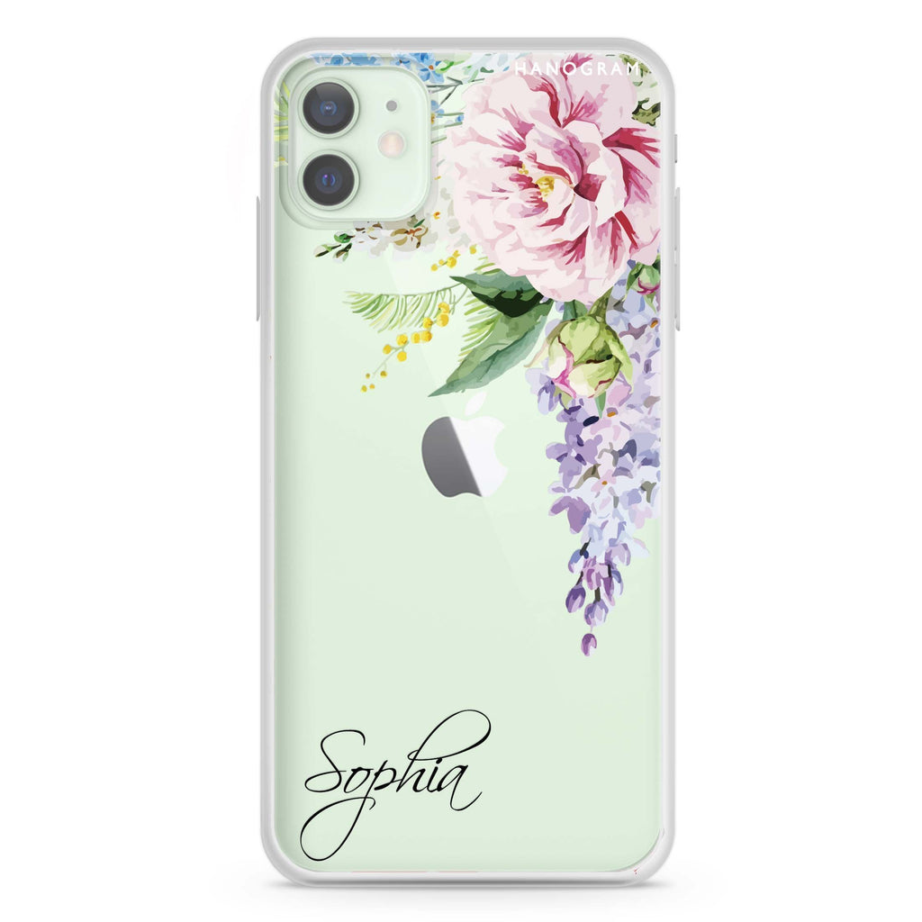 Tropical Floral II iPhone 12 mini Ultra Clear Case