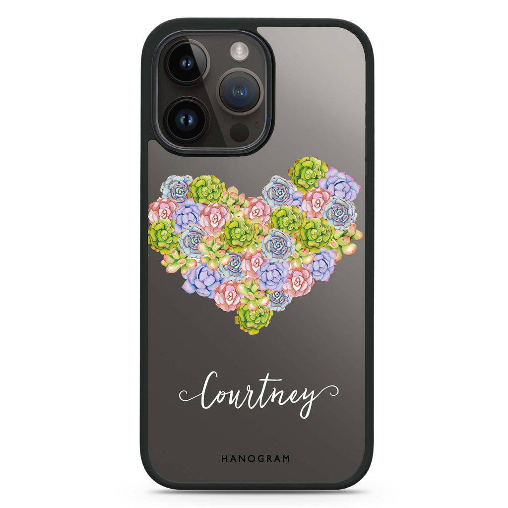 Floral Heart Impact Guard Bumper Case