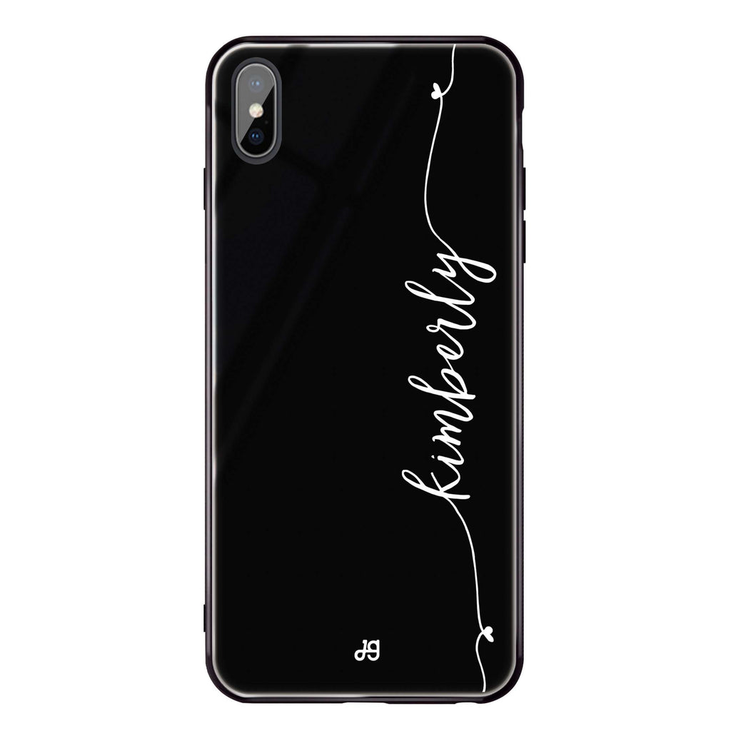Heart Word iPhone XS Max Glass Case