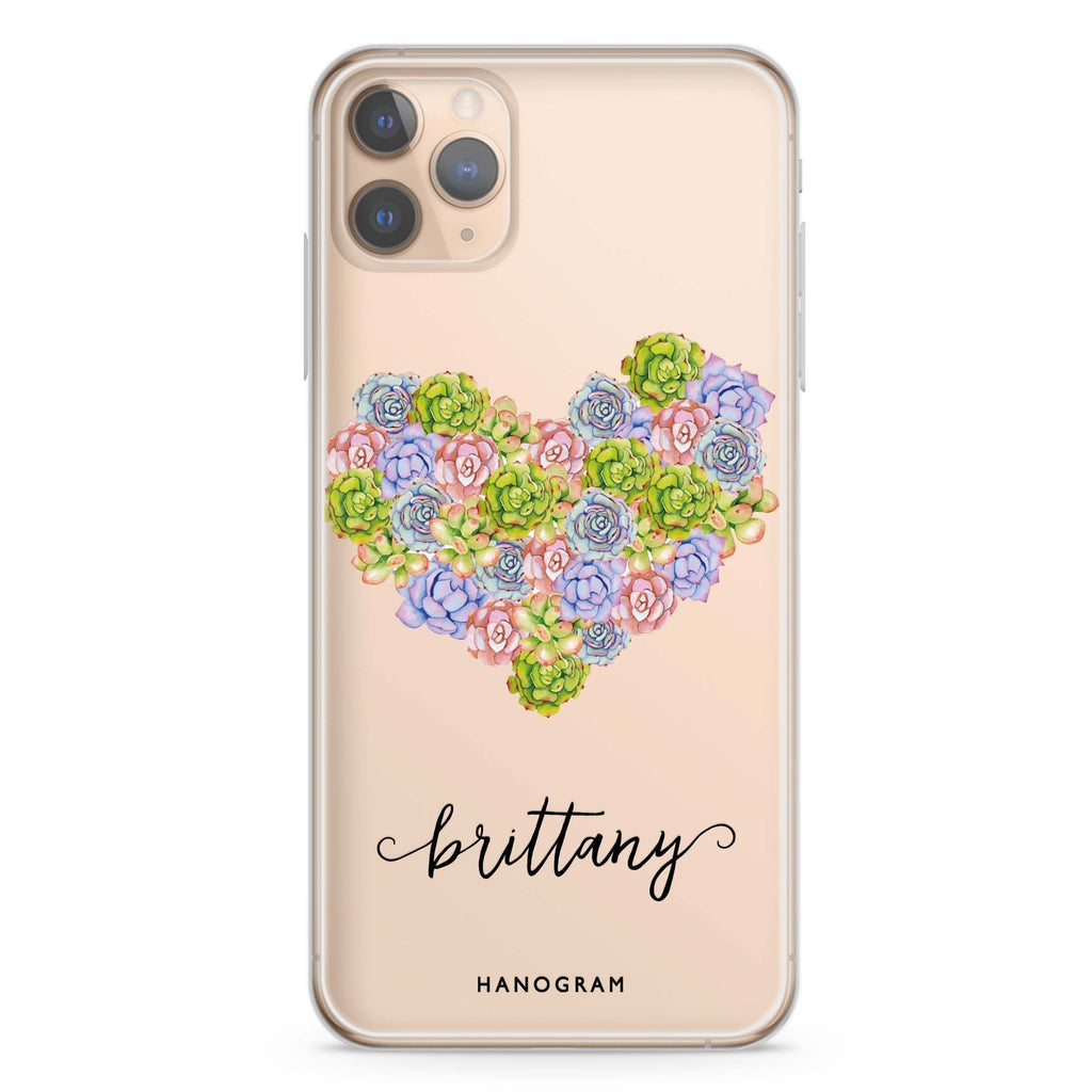 Floral Heart iPhone 11 Pro Max Ultra Clear Case