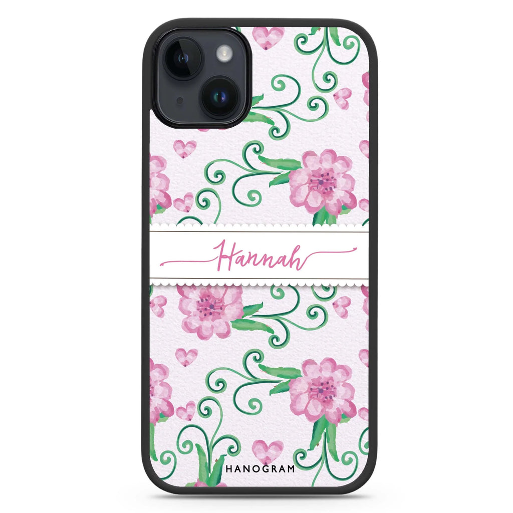 The Dancing Flower iPhone 14 Plus MagSafe Compatible Impact Guard Bumper Case