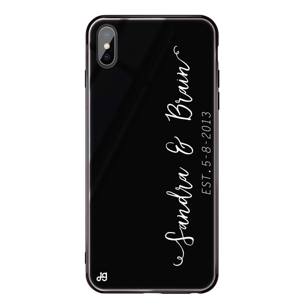 Memory iPhone XS Max Glass Case