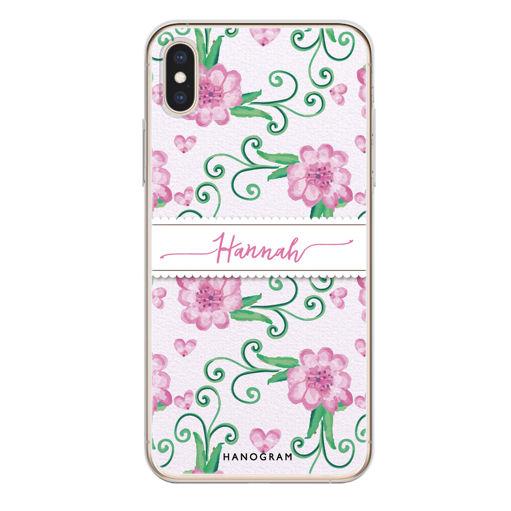 The Dancing Flower iPhone XS Max Ultra Clear Case