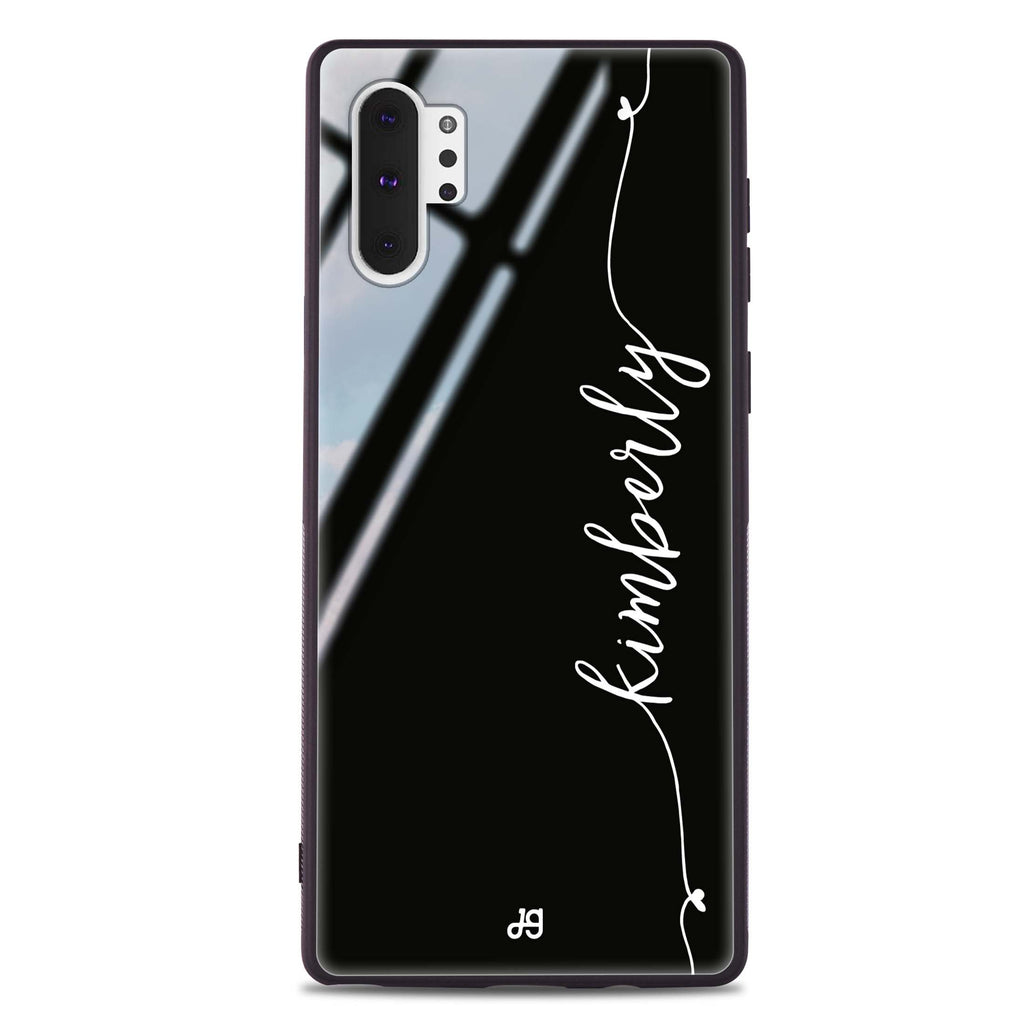 Heart Word Samsung Note 10 Plus Glass Case
