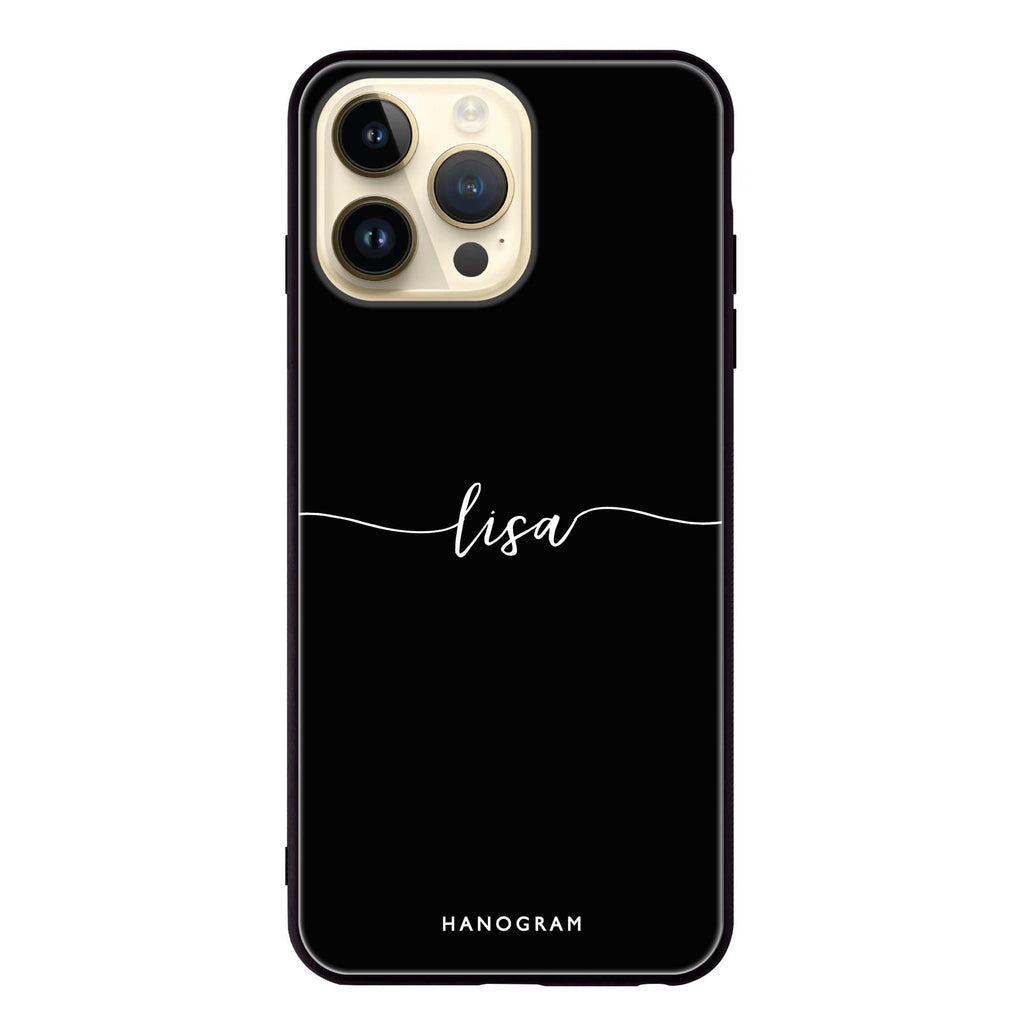 Slim Handwritten iPhone 13 Pro Max Glass Case