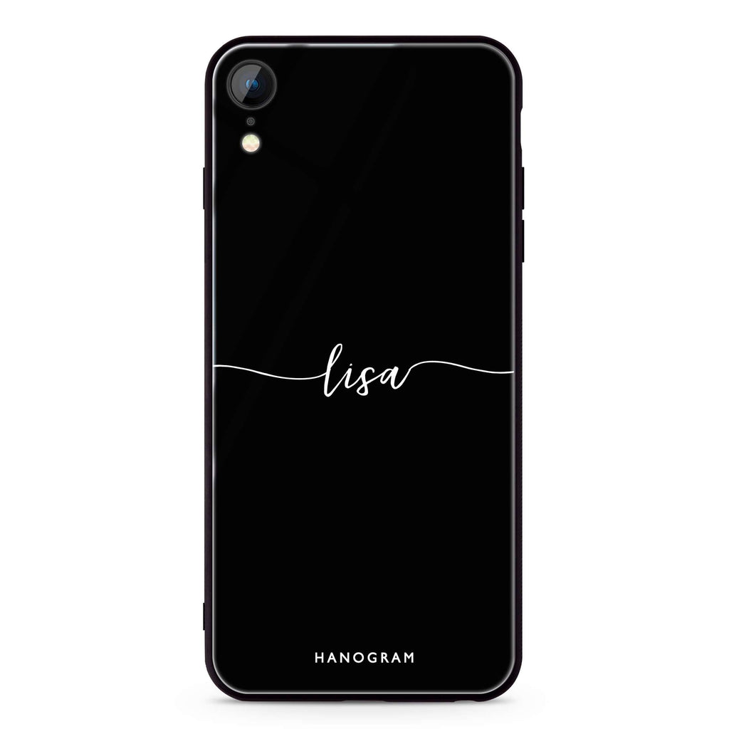 Slim Handwritten iPhone XR Glass Case