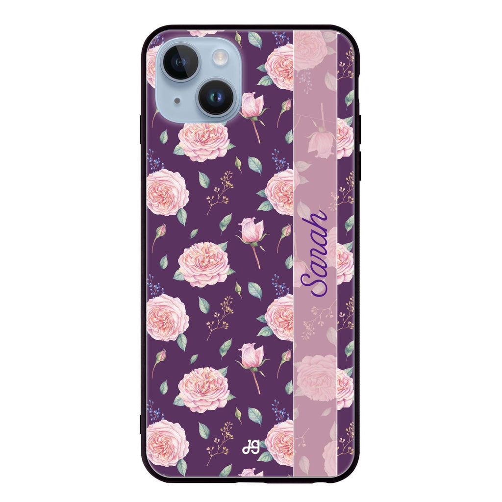 Naughty Purple iPhone 14 Plus Glass Case