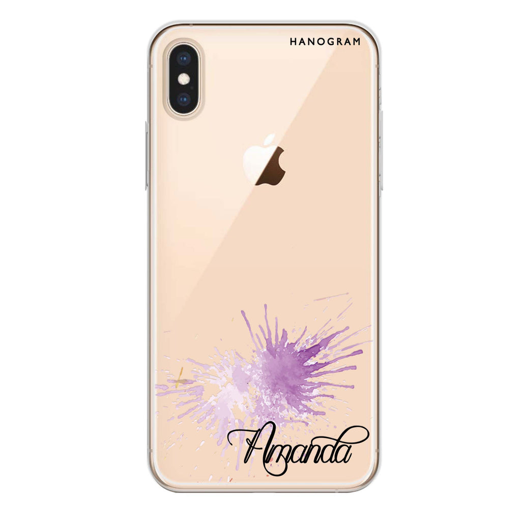 Paint Smash iPhone XS Max Ultra Clear Case