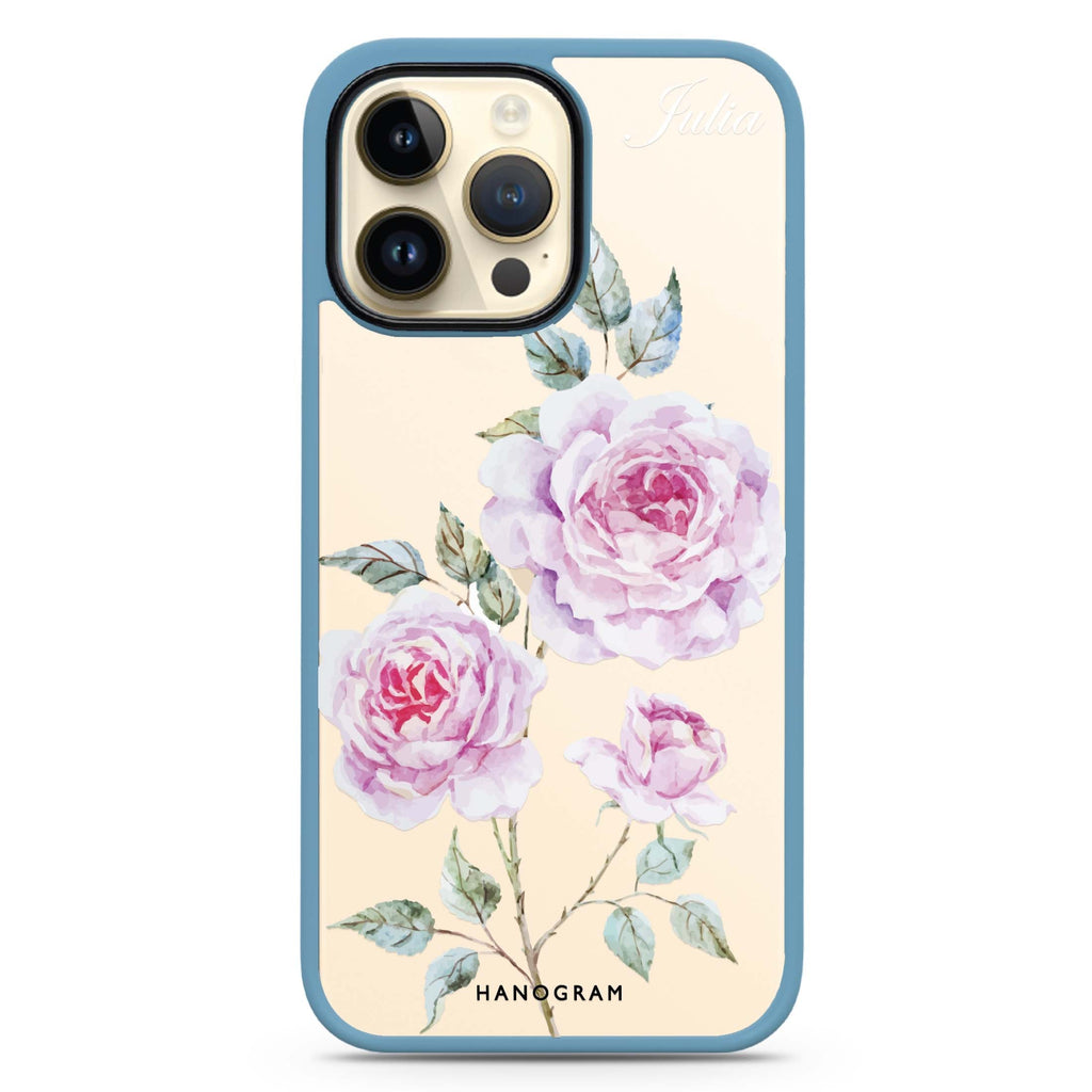 Simple Floral Impact Guard Bumper Case