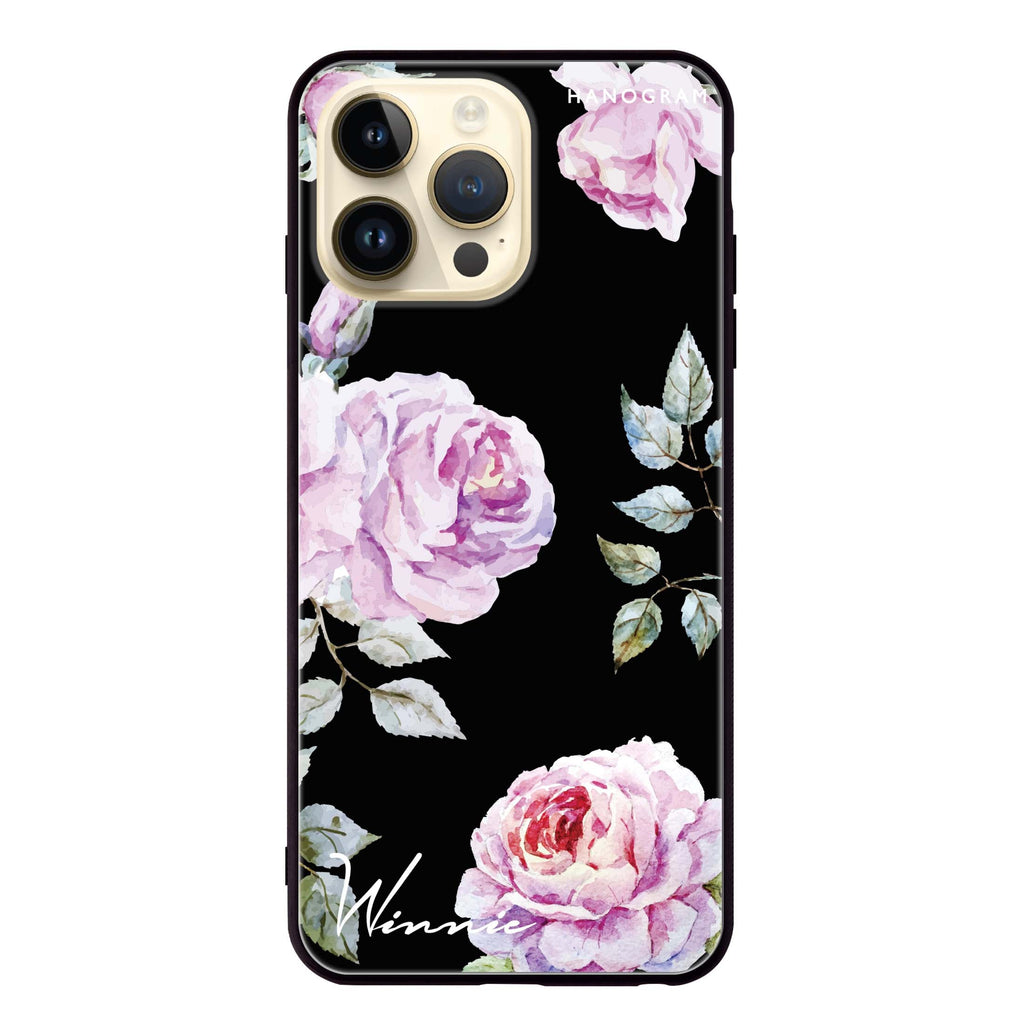 Classic Floral Glass Case