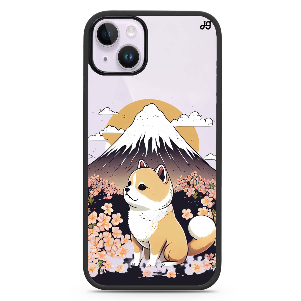 Shiba Inu & Japan iPhone 14 Plus MagSafe Compatible Impact Guard Bumper Case