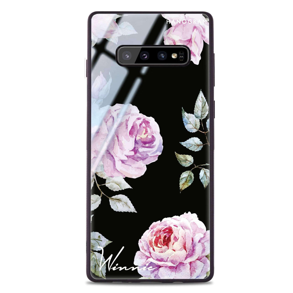 Classic Floral Samsung S10 Plus Glass Case