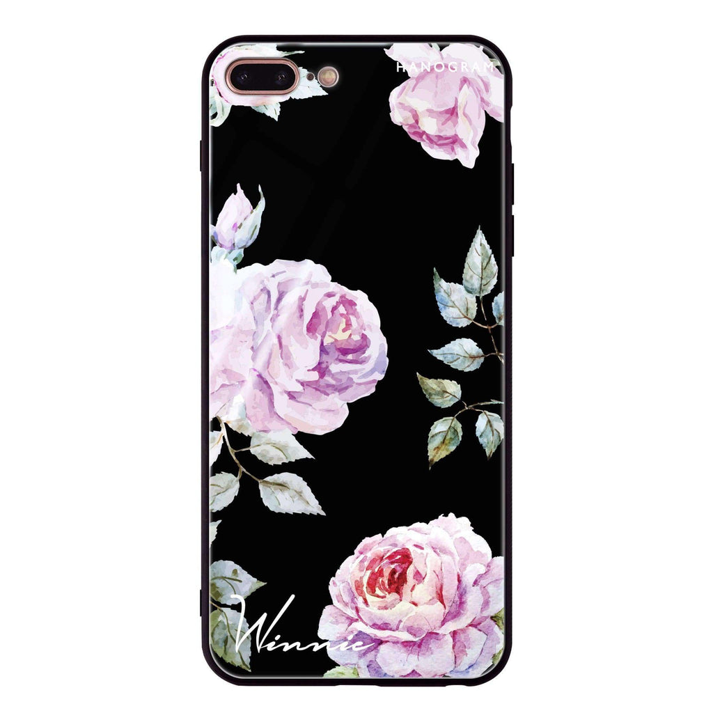 Classic Floral iPhone 8 Plus Glass Case