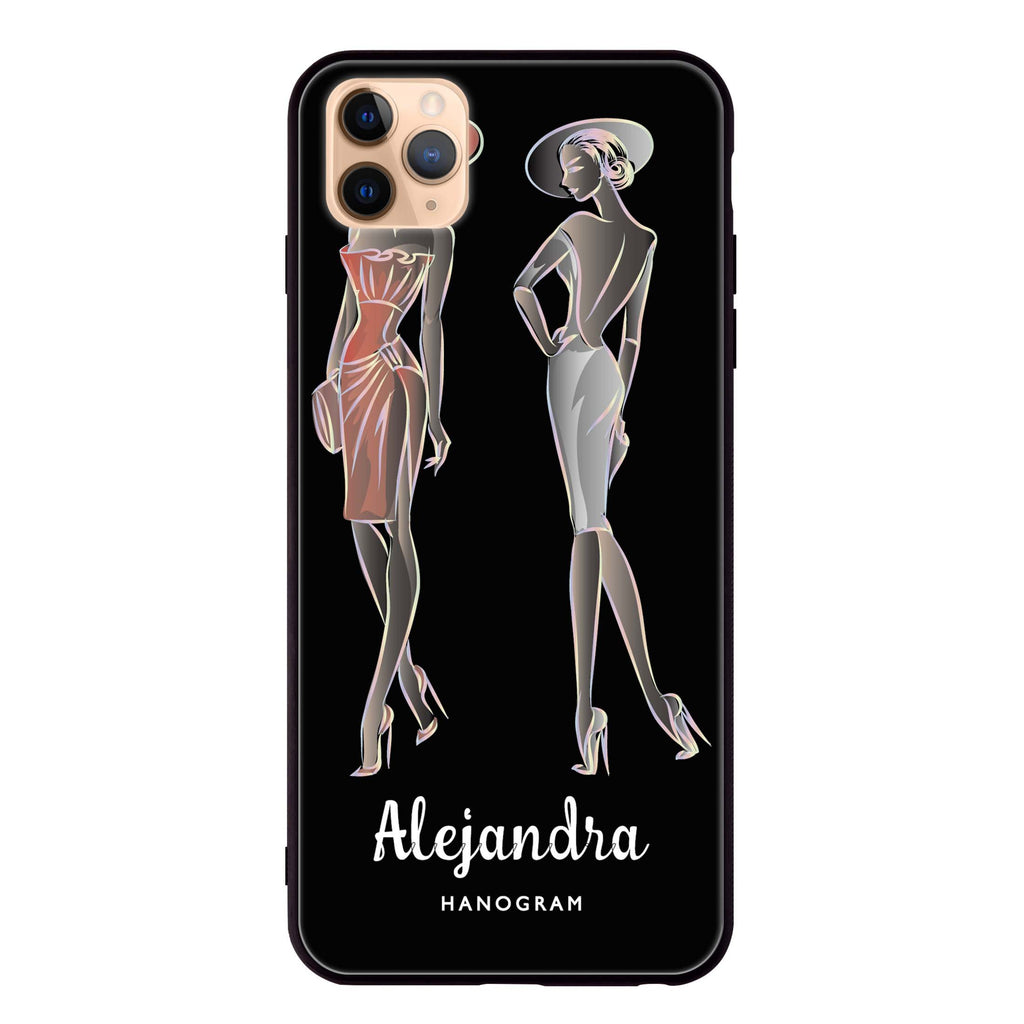 Elegant Girls iPhone 11 Pro Max Glass Case