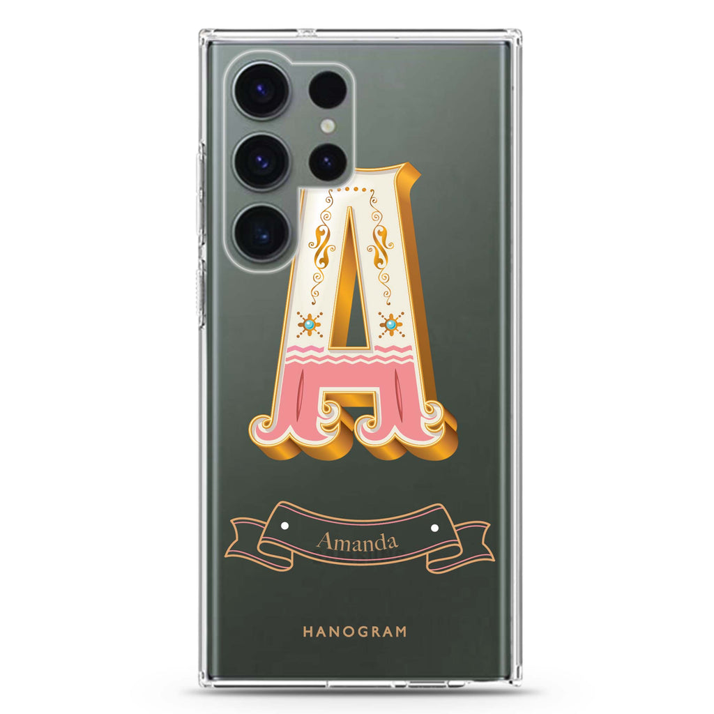 Circus Monogram Samsung Galaxy S26/S25/S24/S23/S22 Ultra ultra clear case, transparent design, main view