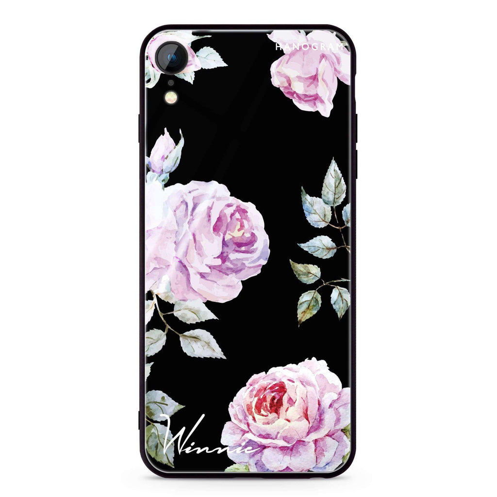 Classic Floral iPhone XR Glass Case