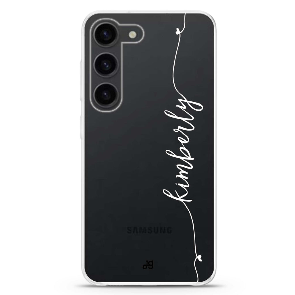 Heart Word Galaxy S22+ Ultra Clear Case