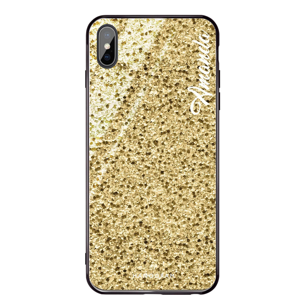 Golden Moment iPhone XS Glass Case