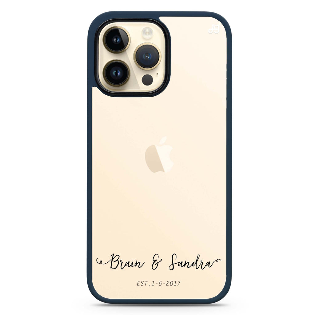 You & Me & Our Date Impact Guard Bumper Case