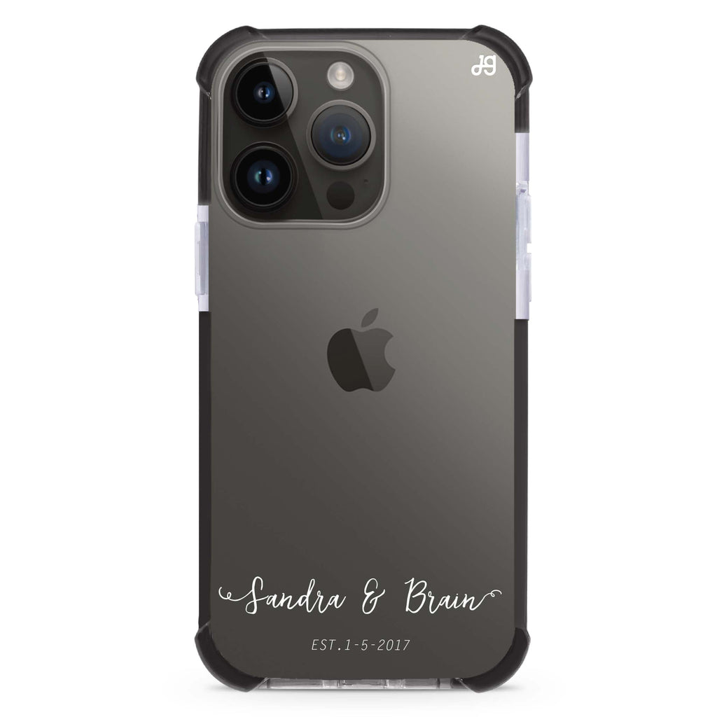 You & Me & Our Date iPhone 12 Pro Max Ultra Shockproof Case