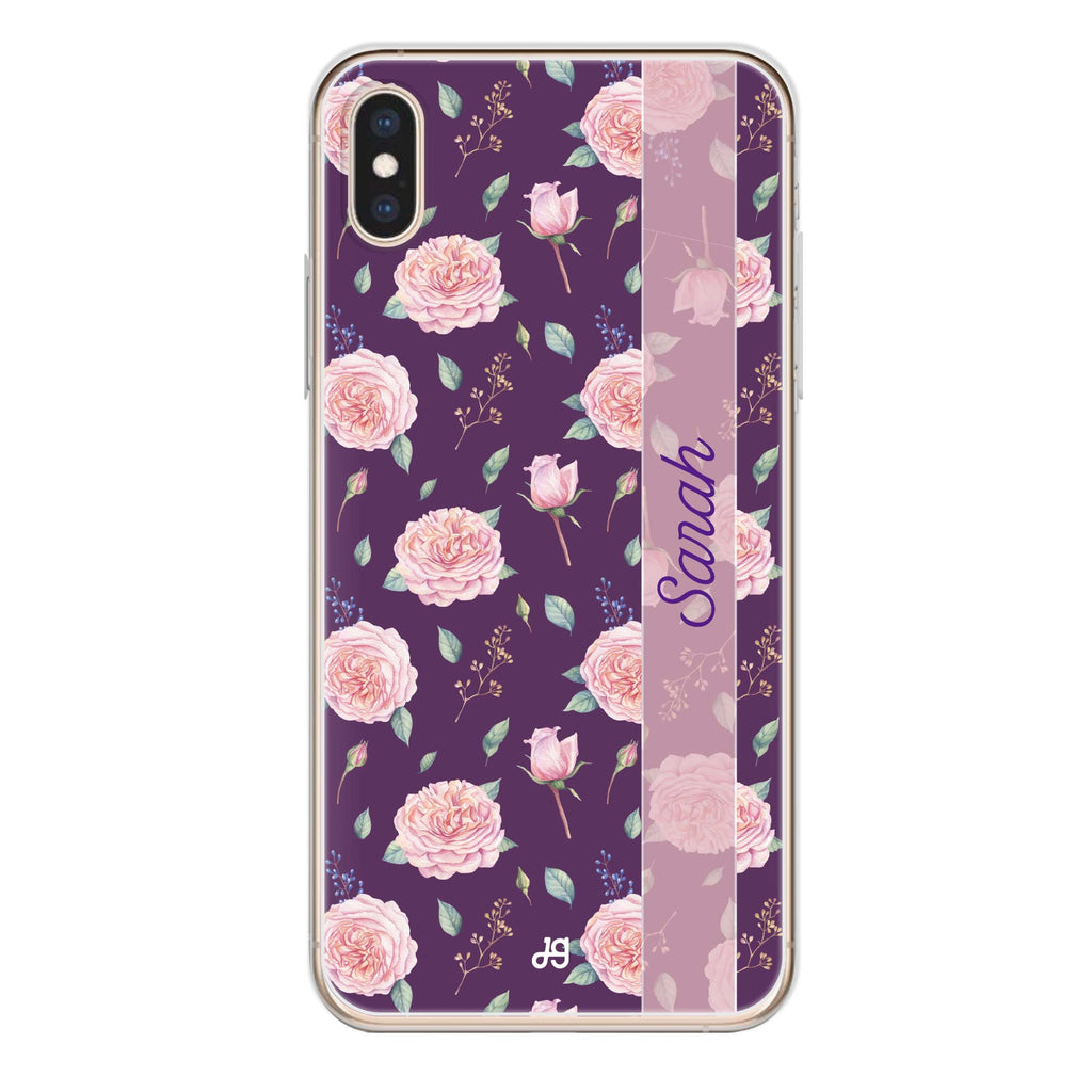 Naughty Purple iPhone XS Ultra Clear Case