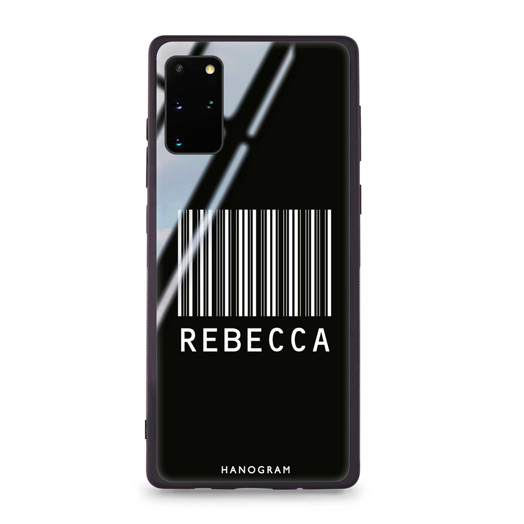 Barcode Samsung S20 Plus Glass Case