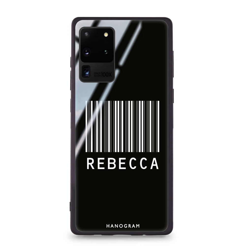 Barcode Samsung Glass Case