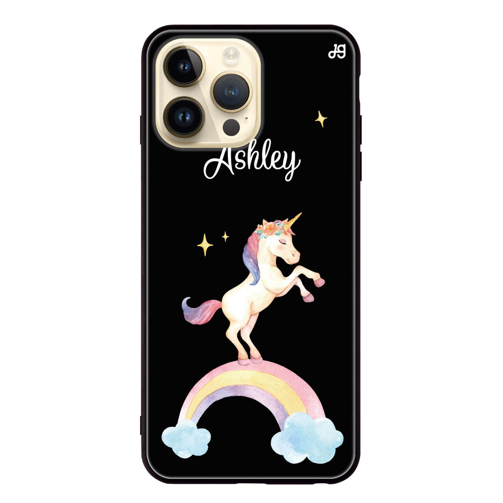 Rainbow Unicorn Unicorn Glass Case