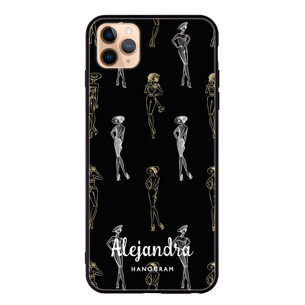 Elegant Girls Seamless iPhone 11 Pro Glass Case
