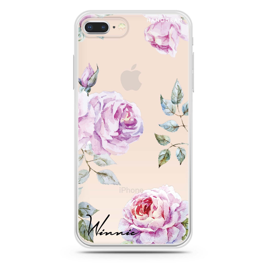 Classic Floral iPhone 7 Plus Ultra Clear Case
