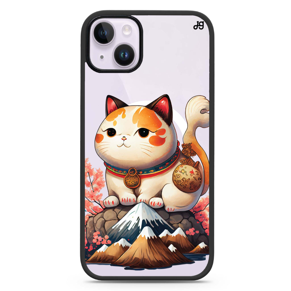 Kawaii Cat iPhone 14 Plus MagSafe Compatible Impact Guard Bumper Case