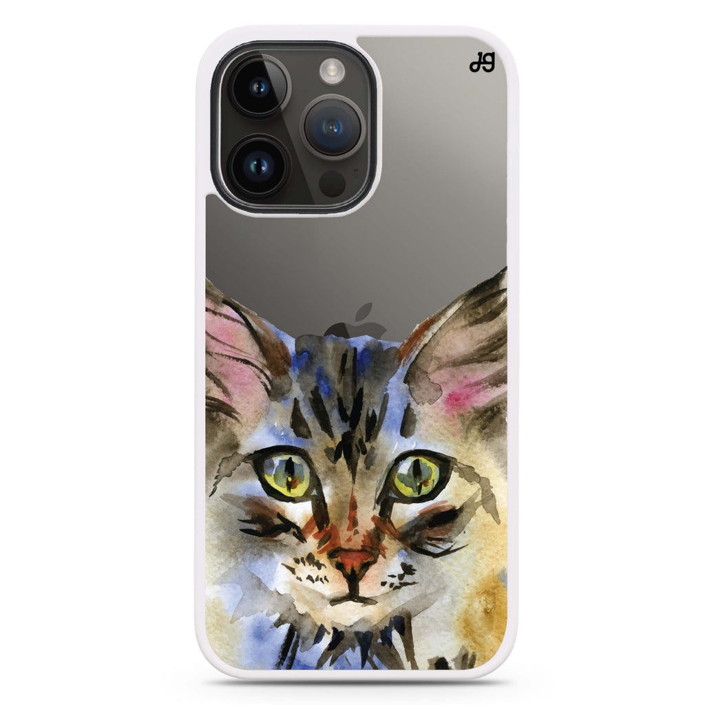 Watercolour Cat Impact Guard Bumper Case