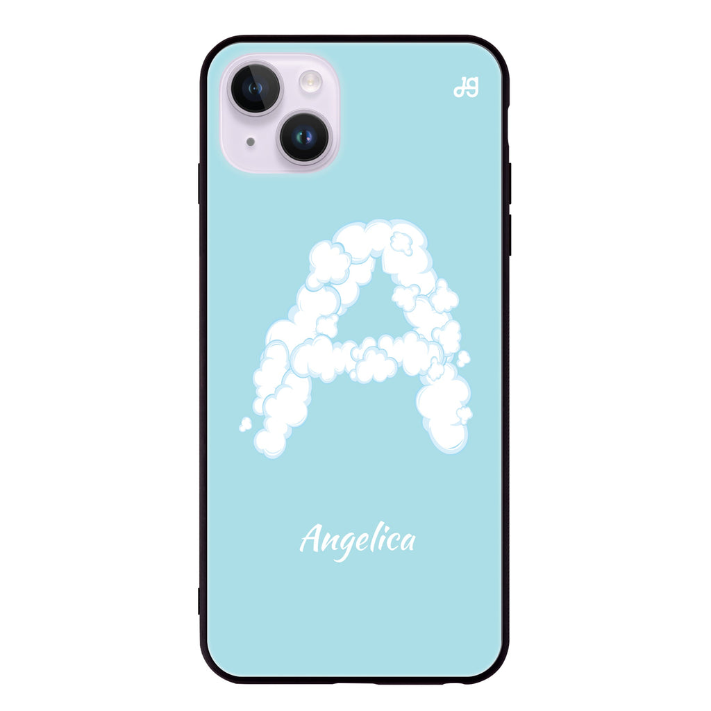 Monogram Clouds iPhone 14 Plus Glass Case