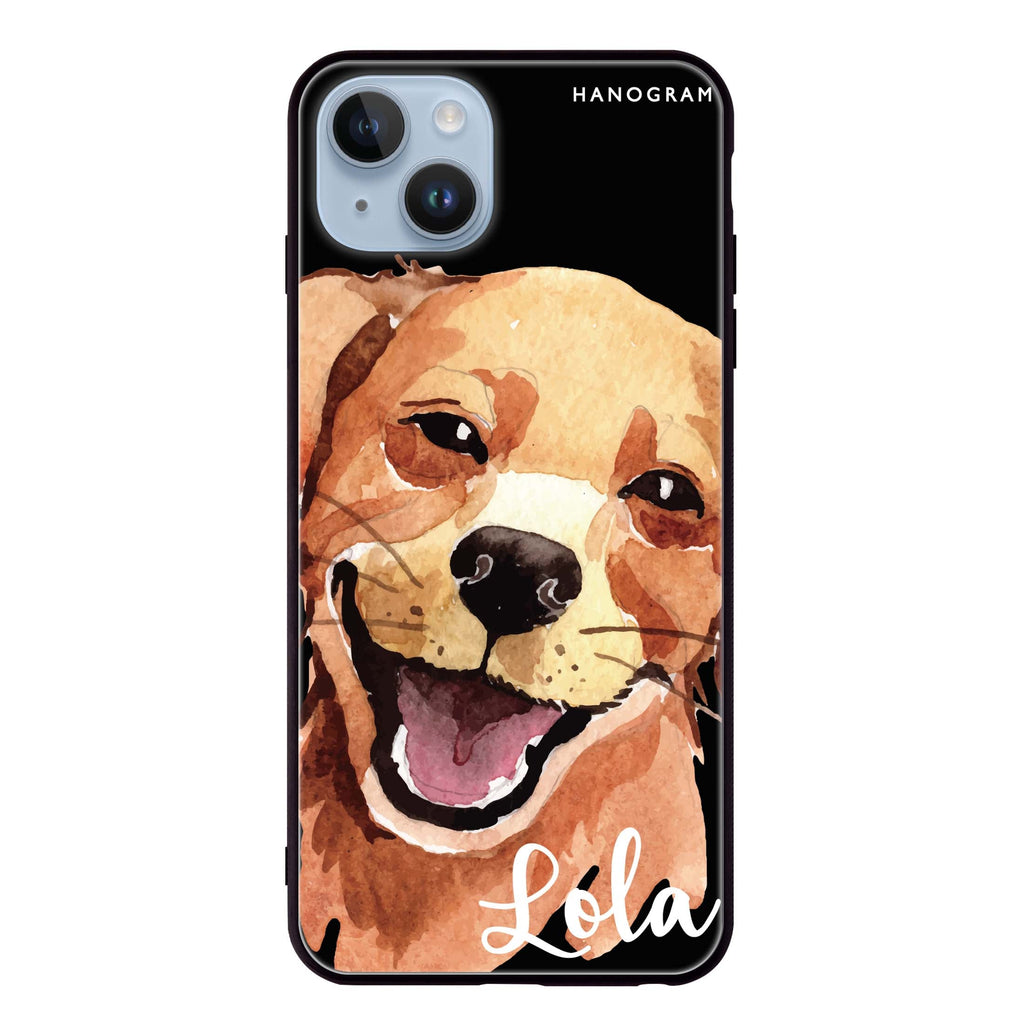 Golden Retriever iPhone 14 Plus Glass Case