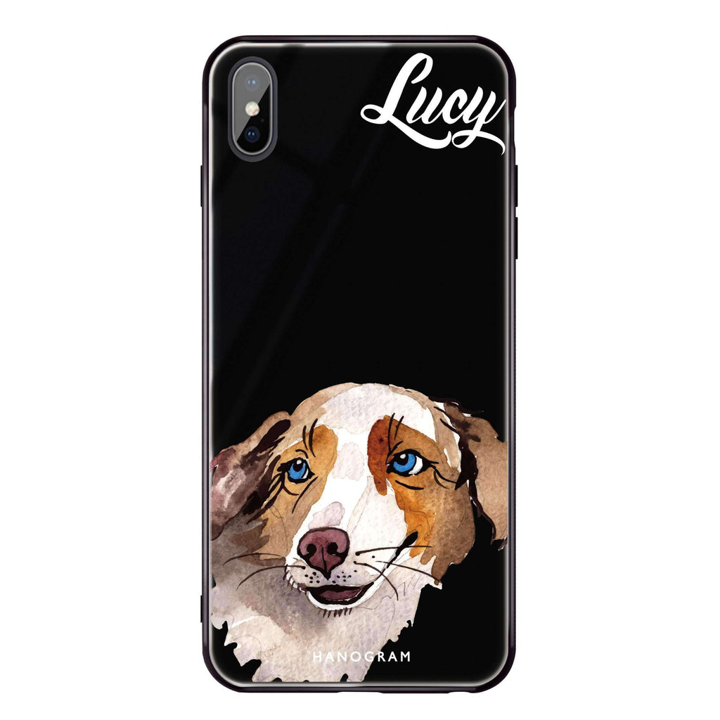 Beagle iPhone XS Max Glass Case