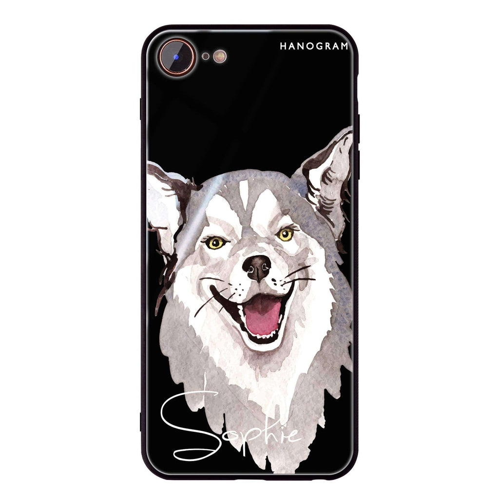 Border Collie iPhone 8 Glass Case