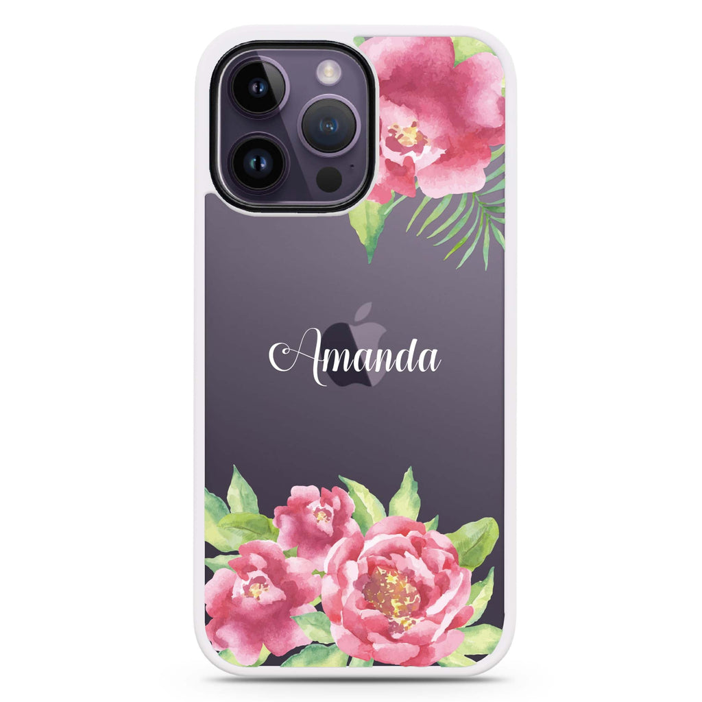 Watercolor Paeonia Impact Guard Bumper Case